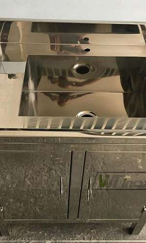 Bancada de Aço Inox Bancada de Aço Inox