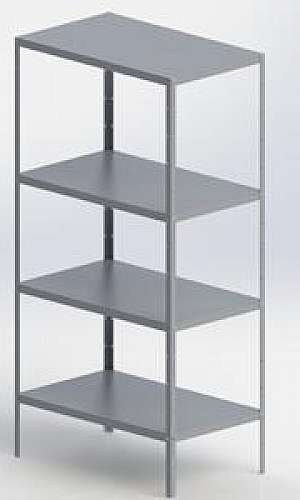 Estante em inox Estante em inox