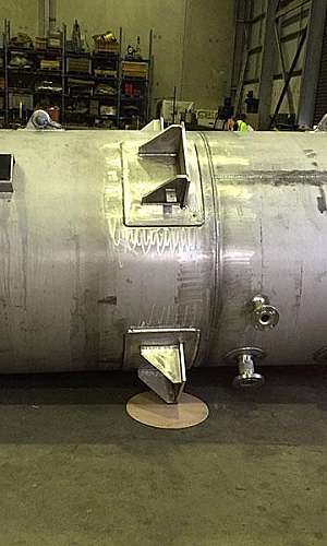 Fabricação de tanques em inox